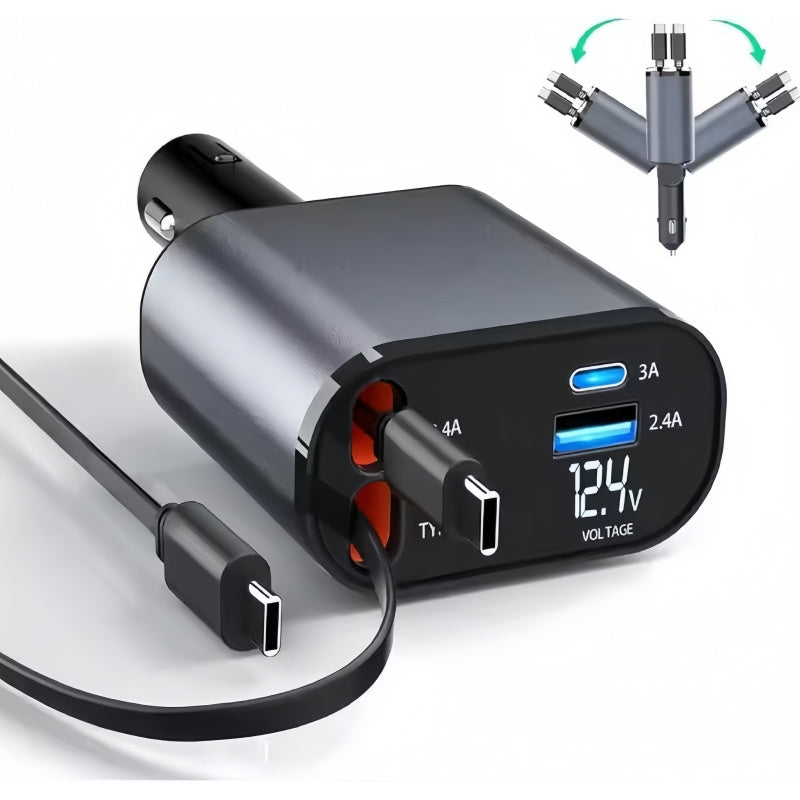 Cargador de coche USB-C de 65 W