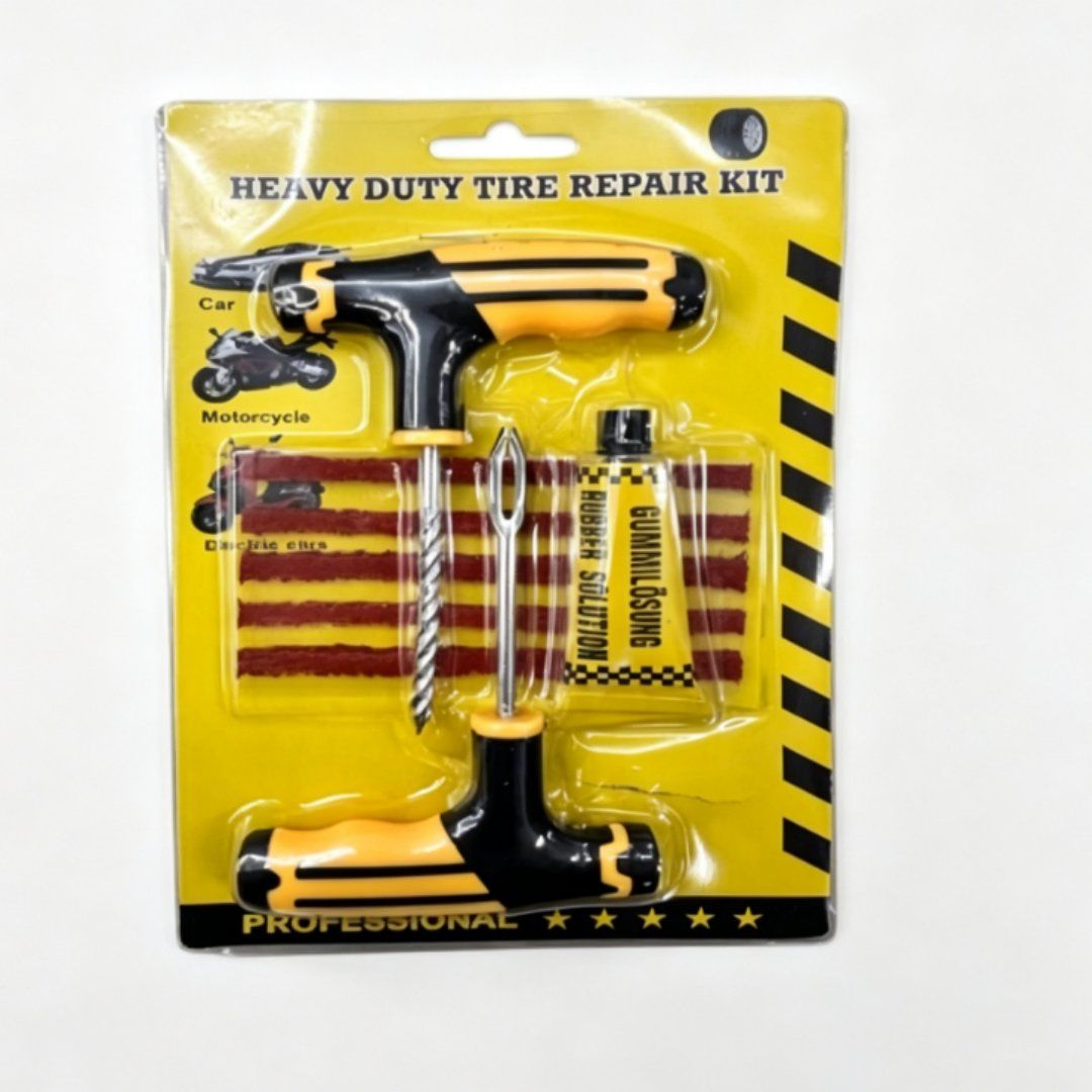Kit de reparación de pinchazos con mechas y punzón