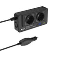 Inversor de 12 V a 220 V con enchufes y puertos USB